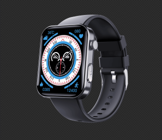 2025 Smart Watch Health Tracker 2.1in Fitness Tracker (Color: Black)