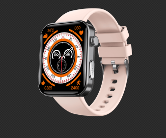 2025 Smart Watch Health Tracker 2.1in Fitness Tracker (Color: Pink)